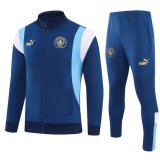 Manchester City Blue Training Jacket + Pants Mens 2023/24