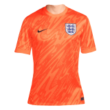 England Goalkeeper Orange Jersey Mens 2024