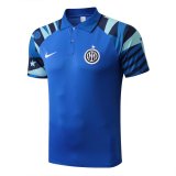 Inter Milan Blue Polo Jersey Mens 2022/23