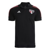 Sao Paulo FC Black Polo Jersey Mens 2021/22