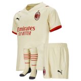 AC Milan Away Kids Jersey+Short+Socks 2021/22