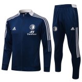 Feyenoord Navy Training Suit Jacket + Pants Mens 2021/22