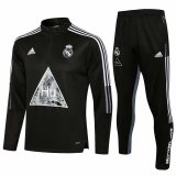 Real Madrid x Human Race Black Training Suit Mens 2021/22