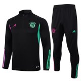 Bayern Munich Black Training Suit Mens 2023/24