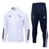 Cruzeiro White Training Jacket + Pants Mens 2023/24
