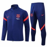 Barcelona Sharp Blue Training Suit(Jacket + Pants) Mens 2021/22
