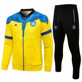 Napoli Yellow Training Suit(Jacket + Pants) Mens 2021/22
