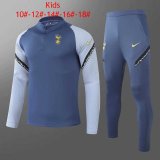 2020/2021 Tottenham Hotspur Blue Kid's Soccer Training Suit