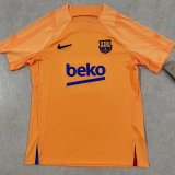 Barcelona Orange Training Jersey Mens 2022