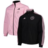 Inter Miami C.F. On-Field Reversible Black / Pink Full-Zip Windrunner Jacket Mens 2023/24