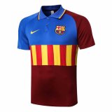 2020-2021 Barcelona Blue&Red Soccer Polo Jersey