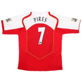 Arsenal Home Jersey Mens 2004/2005 #Retro Pires #7