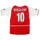 Arsenal Home Jersey Mens 2002/2004 #Retro Bergkamp #10