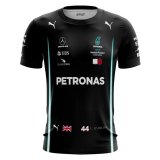 Mercedes AMG Petronas 2021 Black F1 Team T-Shirt Mens