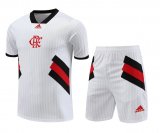 Flamengo White Training Jersey + Short Mens 2023/24