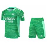 Arsenal Goalkeeper Green Jersey + Short Mens 2021/22