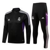 Real Madrid Black Training Suit Mens 2022/23