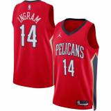 New Orleans Pelicans Brand Red Swingman Jersey (Statement) Mens 2022/23 Brandon Ingram - 14