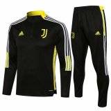 Juventus Black - Yellow Training Suit Mens 2021/22