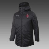 2020/2021 AC Milan Black Soccer Winter Jacket Men's