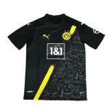 2020/21 Borussia Dortmund Away Black Men Soccer Jersey Shirt