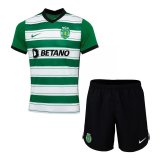 Sporting Portugal Home Jersey + Short Kids 2022/23
