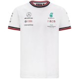 Mercedes AMG Petronas 2021 White F1 Team T - Shirt Mens