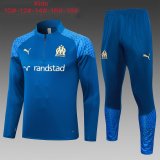 Olympique Marseille Blue Training Suit Kids 2023/24