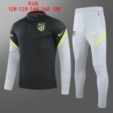 2020/2021 Atletico Madrid Black Kid's Soccer Training Suit