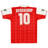 Arsenal Home Jersey Mens 1994 #Retro Bergkamp #10