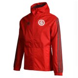 2020/2021 S. C. Internacional Hoodie All Weather Windrunner Jacket Red Mens