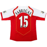 Arsenal Home Jersey Mens 2004/2005 #Retro FABREGAS #15