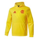 Flamengo Pullover Hoodie Yellow Sweatshirt Mens 2022/23