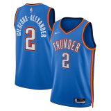 Oklahoma City Thunder Blue Swingman Jersey (Icon) Mens 2022/23 Shai Gilgeous-Alexander - 2