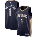 New Orleans Pelicans Navy Swingman Jersey (Icon) Mens 2022/23 Zion Williamson - 1