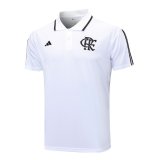 Flamengo White Polo Jersey Mens 2023/24