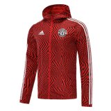 Manchester United Red All Weather Windrunner Soccer Jacket Mens 2020/21
