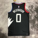 Los Angeles Clippers 2022/2023 Black Statement Edition SwingMens Jersey Mens (WESTBROOK #0)