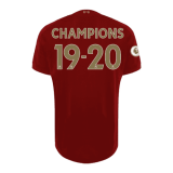 2019-2020 Liverpool Home Soccer Jersey Men's - "CHAMPIONS 19-20"