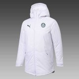 2020/2021 Palmeiras White Soccer Winter Jacket Men's