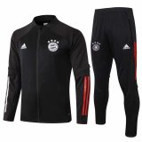 2020-2021 Bayern Munich Black Jacket Soccer Training Suit
