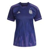 Argentina 3-Star Away World Cup Champions Jersey Womens 2023