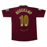 Arsenal Home Jersey Mens 2005/2006 #Retro Bergkamp #10