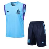 Argentina Blue Training Singlet + Short Mens 2023