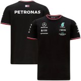Mercedes AMG Petronas F1 Team 2021 Black Soccer T-Shirt Mens