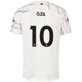 2020/2021 Arsenal Away White Men's Soccer Jersey OZIL #10