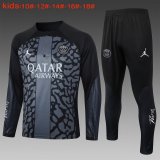 PSG x Jordan Black Training Suit Kids 2023/24
