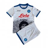 Napoli White Limited Edition Kids Jersey + Short 2021/22