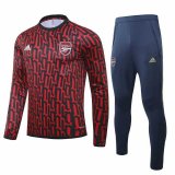 2020-2021 Arsenal UCL Red-Black Soccer Training Suit