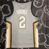 Cleveland Cavaliers 2018/2019 Grey SwingMens Jersey - City Edition Mens (IRVING #2)